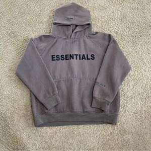 SOLD Essentials Fear of God Green/Greay Unisex Hoodie